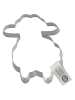 Dr. Oetker Wykrawacze (2 szt.) "Sheep" w kolorze srebrnym - 8 x 11 cm