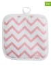 Dr. Oetker 2er-Set: Topflappen "Retro" in Rosa/ Grau - (L)20 x (B)20 cm