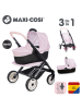 Smoby Wózek 3w1 "Maxi Cosi" w kolorze jasnoróżowym dla lalek - 3+