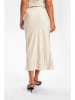 NÜMPH Spódnica w kolorze kremowym