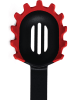 Woll Pastalöffel in Schwarz/ Rot - (L)32 cm