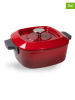 Woll 2-delige set: pan met deksel "Iron" rood - (L)24 x (B)24 cm