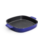 Woll 2-delige set: steakpan met deksel "Iron" blauw - (L)24 x (B)24 cm