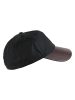 MGO leisure wear Cap "Harry" in Schwarz/ Braun