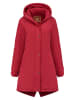 TRAVELIN' Parka w kolorze czerwonym