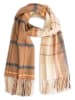 TRAVELIN' Wollschal in Hellbraun/ Beige - (L)200 x (B)72 cm