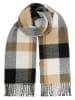TRAVELIN' Schal in Creme/ Schwarz/ Beige