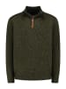 MGO leisure wear Sweter "Perry" w kolorze khaki