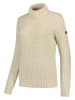 TRAVELIN' Rollkragenpullover "Boda" in Creme