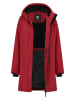 TRAVELIN' Parka "Enrike" rood