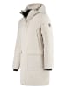 TRAVELIN' Wintermantel in Creme