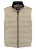 TRAVELIN' Doorgestikte bodywarmer "Magnus" beige