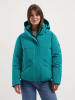 TRAVELIN' Winterjas turquoise