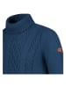TRAVELIN' Rollkragenpullover "Oulu" in Blau