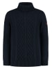 TRAVELIN' Rollkragenpullover "Oulu" in Dunkelblau