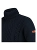 TRAVELIN' Rollkragenpullover "Oulu" in Dunkelblau