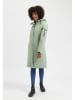 TRAVELIN' Płaszcz przejściowy "Uvana" w kolorze zielonym