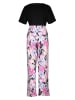 LASCANA Pyjama zwart/lichtroze