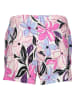 LASCANA Pyjama-Shorts in Rosa/ Hellblau/ Schwarz