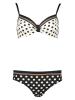 LASCANA Bikini crème/zwart