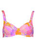 Sunseeker Bikini-Oberterteil in Lila/ Orange