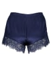 LASCANA Pyjama-Shorts in Dunkelblau