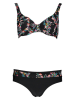 PETITE FLEUR Bikini w kolorze czarnym