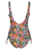 Venice Beach Badpak olijfgroen/oranje/roze