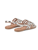 Inselhauptstadt Sandalen in Silber/ Gold
