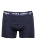 Jack & Jones Bokserki (5 par) "Chector Solid" w kolorze granatowym, czerwonym i szarym