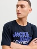 Jack & Jones Koszulka "Logo" w kolorze granatowym