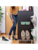InnovaGoods 4er-Set: Schuhhalter in Grau/ Grün - (B)9 x (H)26 x (T)10 cm