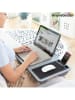 InnovaGoods Laptop-Tisch in Grau - (B)57,5 x (H)5,8 x (T)30,5 cm