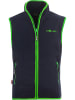 Trollkids Fleece bodywarmer "Arendal" donkerblauw/groen
