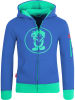 Trollkids Sweatvest "Sortland" blauw/groen