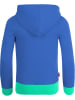 Trollkids Sweatjacke "Sortland"  in Blau/ Grün