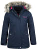 Trollkids Parka "Oslo XT" donkerblauw/roze