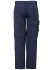 Trollkids Spodnie trekkingowe Zipp-Off "Oppland" - Regular fit - w kolorze granatowym