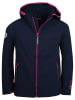 Trollkids Softshelljas "Kvalvika" donkerblauw