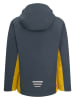 Trollkids Regenjacke "Telemark" in Anthrazit/ Gelb