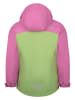 Trollkids 3in1-Funktionsjacke "Bryggen" in Grün/ Rosa