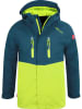 Trollkids Functionele jas "Nusfjord" geel/donkerblauw