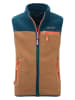 Trollkids Fleece bodywarmer "Hemsedal" lichtbruin