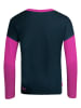 Trollkids Longsleeve "Preikestolen" in Dunkelblau/ Pink
