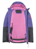 Trollkids Ski-/snowboardjas "Hemsedal" paars/zwart