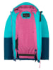 Trollkids Ski-/ Snowboardjacke "Hemsedal" in Dunkeltürkis/ Hellblau