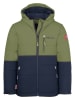Trollkids Ski-/ Snowboardjacke "Hemsedal" in Khaki/ Dunkelblau