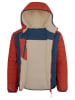 Trollkids Wende-Winterjacke "Sandvika" in Dunkelblau/ Beige