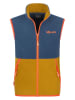 Trollkids Fleece bodywarmer "Kjerag" donkerblauw/lichtbruin