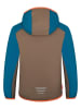 Trollkids Funktionsjacke "Halsafjord" in Braun/ Blau